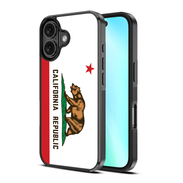 MyBat Design Lab Series Case for Apple iPhone 16 - California State Flag - MIP16CSLESM027-2.jpg