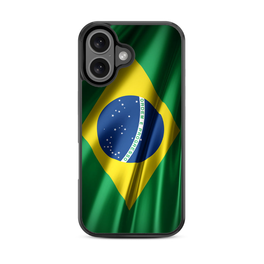 MyBat Design Lab Series Case for Apple iPhone 16 - Brazilian Flag - MIP16CSLESM038-3.jpg