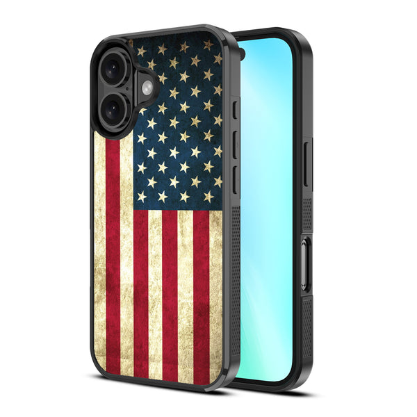 MyBat Design Lab Series Case for Apple iPhone 16 - American Flag - MIP16CSLESM043-2.jpg