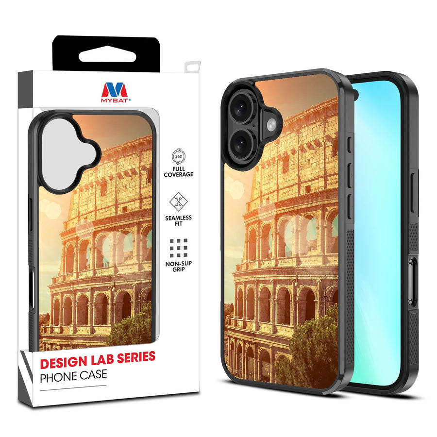 MyBat Design Lab Series Case for Apple iPhone 16 - Roman Colosseum