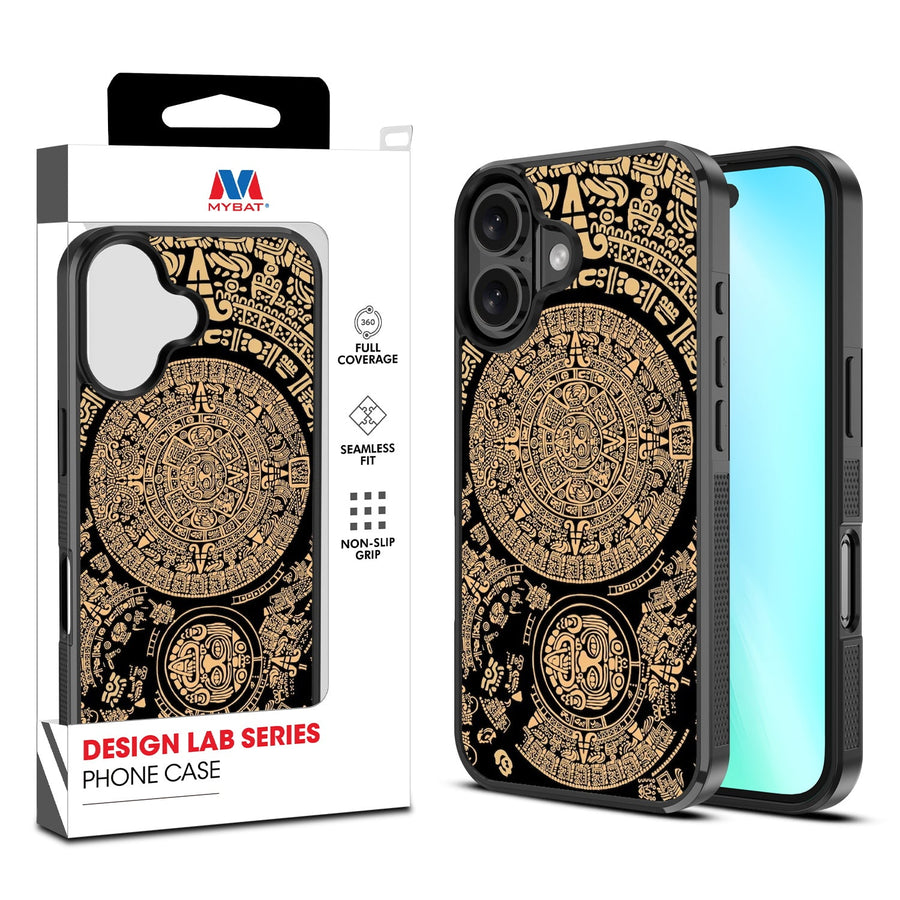 MyBat Design Lab Series Case for Apple iPhone 16 - Mayan Calendar