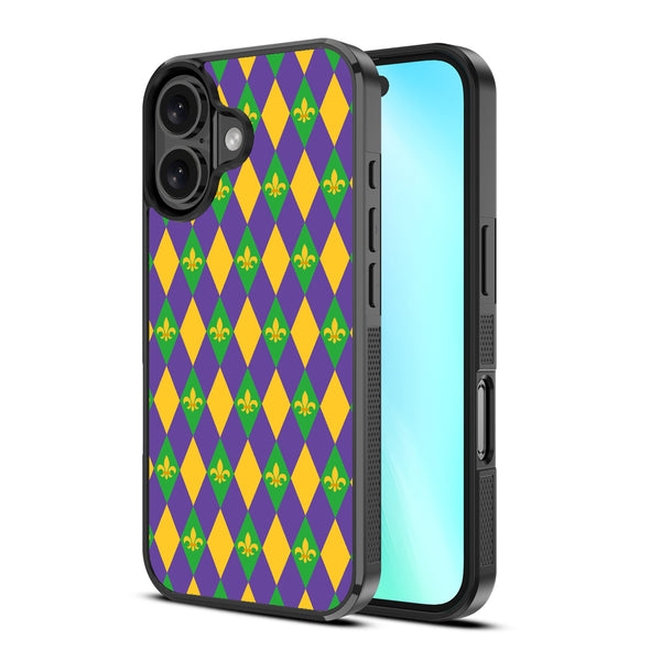 MyBat Design Lab Series Case for Apple iPhone 16 - Mardi Gras - MIP16CSLESM057-2.jpg