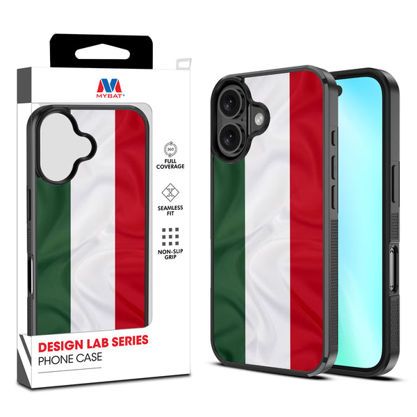 MyBat Design Lab Series Case for Apple iPhone 16 - Hungary Flag - MIP16CSLESM149-1.jpg