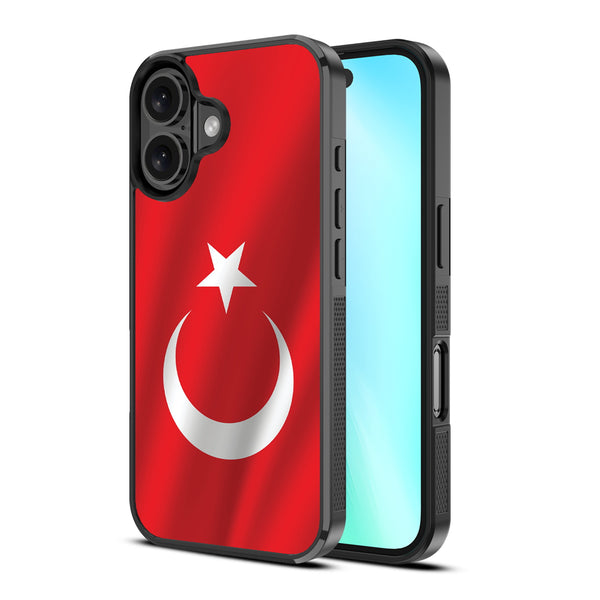 MyBat Design Lab Series Case for Apple iPhone 16 - Turkey Flag - MIP16CSLESM161-2.jpg