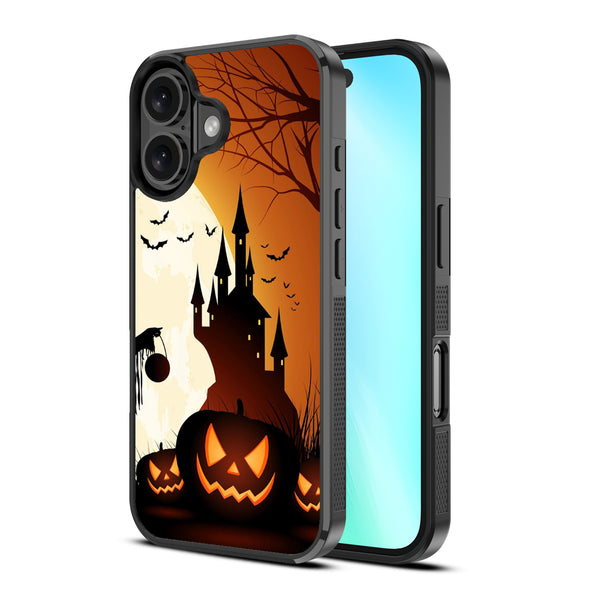 MyBat Design Lab Series Case for Apple iPhone 16 - Spooky Pumpkin Patch - MIP16CSLESM163-2.jpg