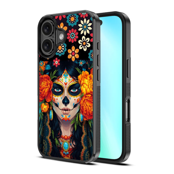 MyBat Design Lab Series Case for Apple iPhone 16 - Dia De Los Muertos - MIP16CSLESM167-2.jpg