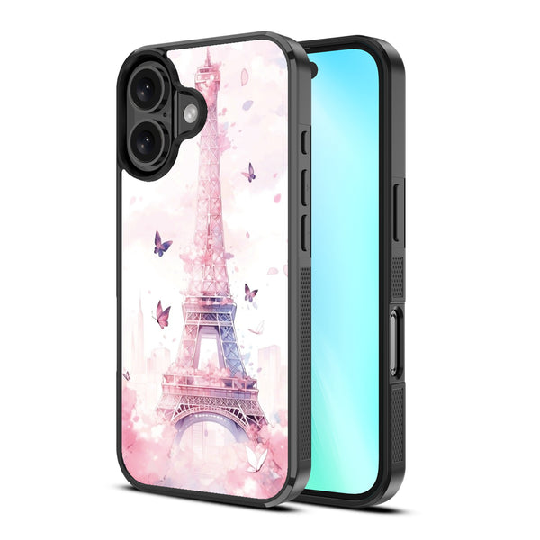 MyBat Design Lab Series Case for Apple iPhone 16 - Parisian Butterflies - MIP16CSLESM182-2.jpg