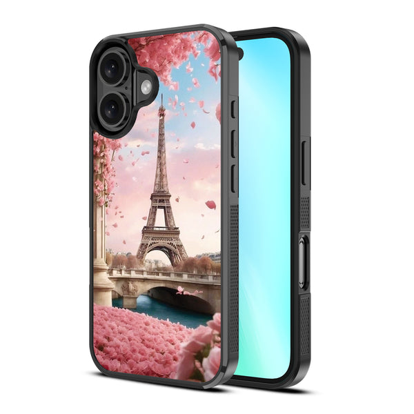 MyBat Design Lab Series Case for Apple iPhone 16 - Paris In Bloom - MIP16CSLESM183-2.jpg