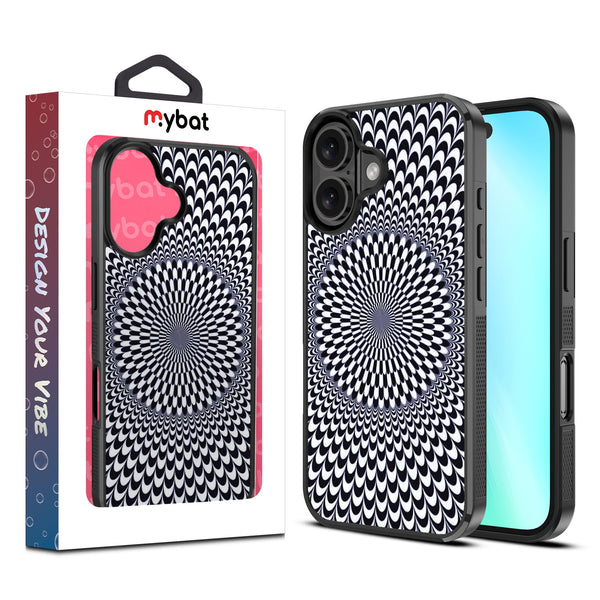 MyBat Design Lab Series Case for Apple iPhone 16 - Dizzy Circle - MIP16CSLESM265-1.jpg
