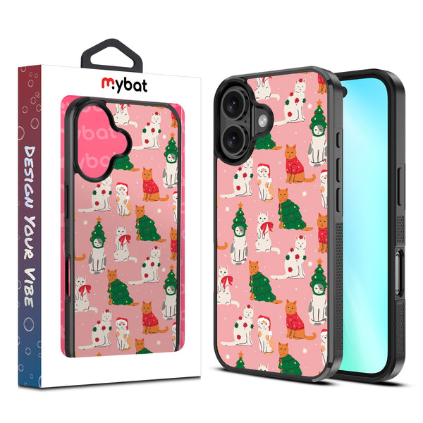 MyBat Design Lab Series Case for Apple iPhone 16 - Meowy Christmas - MIP16CSLESM286-1.jpg