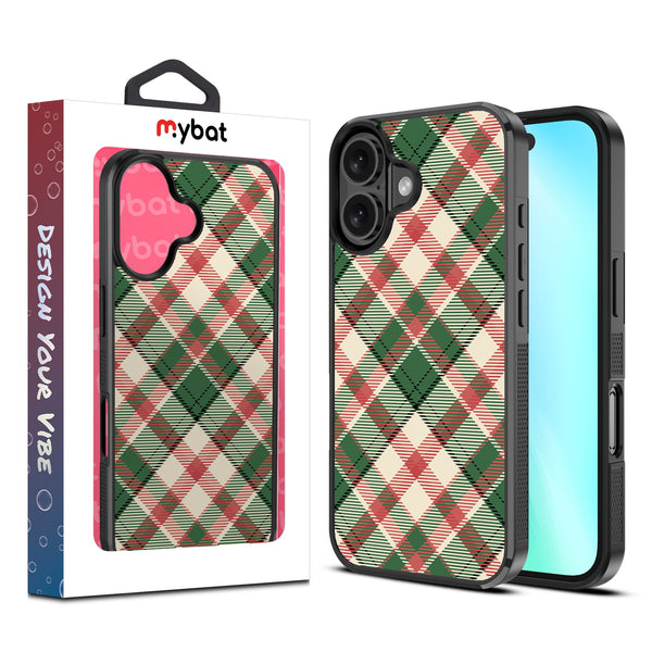 MyBat Design Lab Series Case for Apple iPhone 16 - Rustic Plaid - MIP16CSLESM293-1.jpg