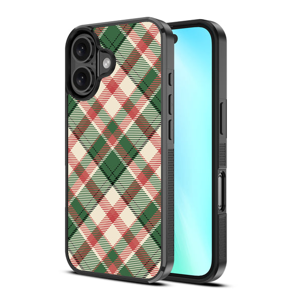 MyBat Design Lab Series Case for Apple iPhone 16 - Rustic Plaid - MIP16CSLESM293-2.jpg