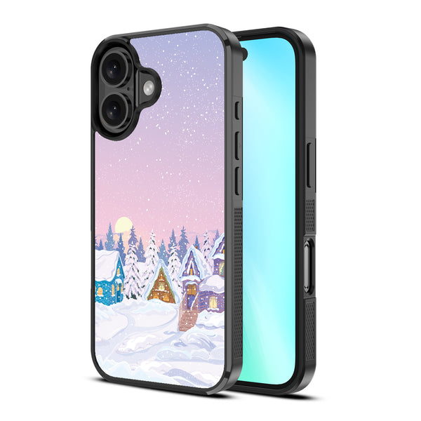 MyBat Design Lab Series Case for Apple iPhone 16 - Snow Globe Village - MIP16CSLESM304-2.jpg