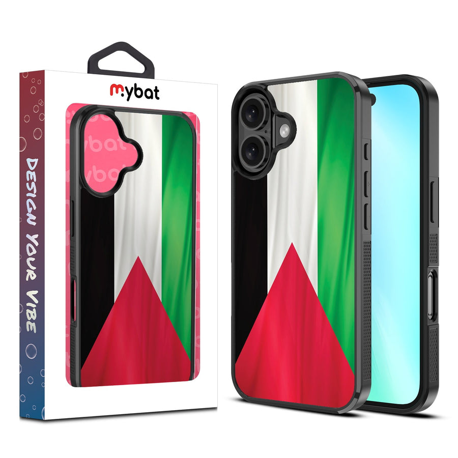 MyBat Design Lab Series Case for Apple iPhone 16 - Palestine Flag