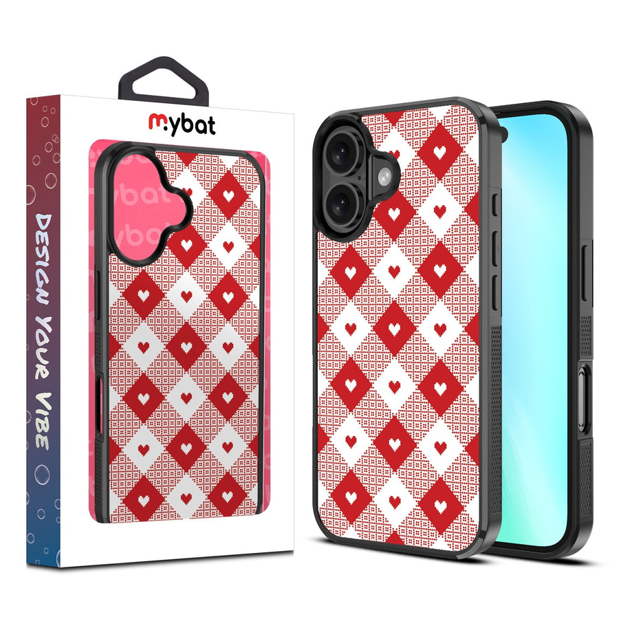 MyBat Design Lab Series Case for Apple iPhone 16 - Knit With Love