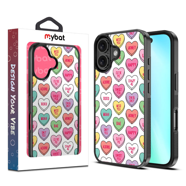 MyBat Design Lab Series Case for Apple iPhone 16 - Sweet Hearts - MIP16CSLESM337-1.jpg