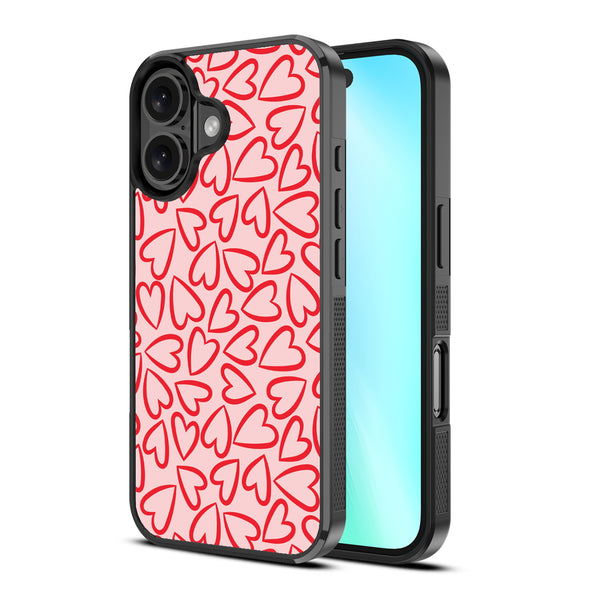 MyBat Design Lab Series Case for Apple iPhone 16 - Endless Hearts - MIP16CSLESM338-2.jpg