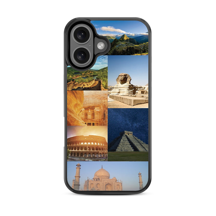 MyBat Design Lab Series Case for Apple iPhone 16 - 7 Wonders - MIP16CSLESM352-3.jpg