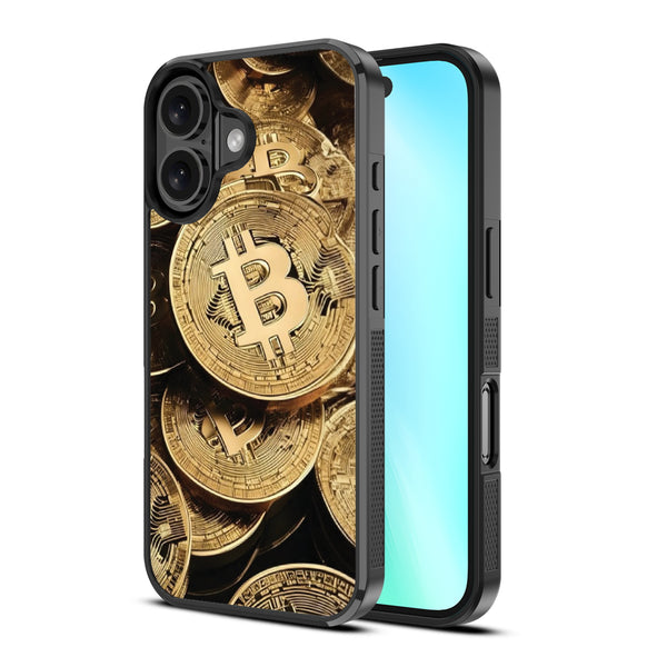 MyBat Design Lab Series Case for Apple iPhone 16 - Bitcoin - MIP16CSLESM357-2.jpg