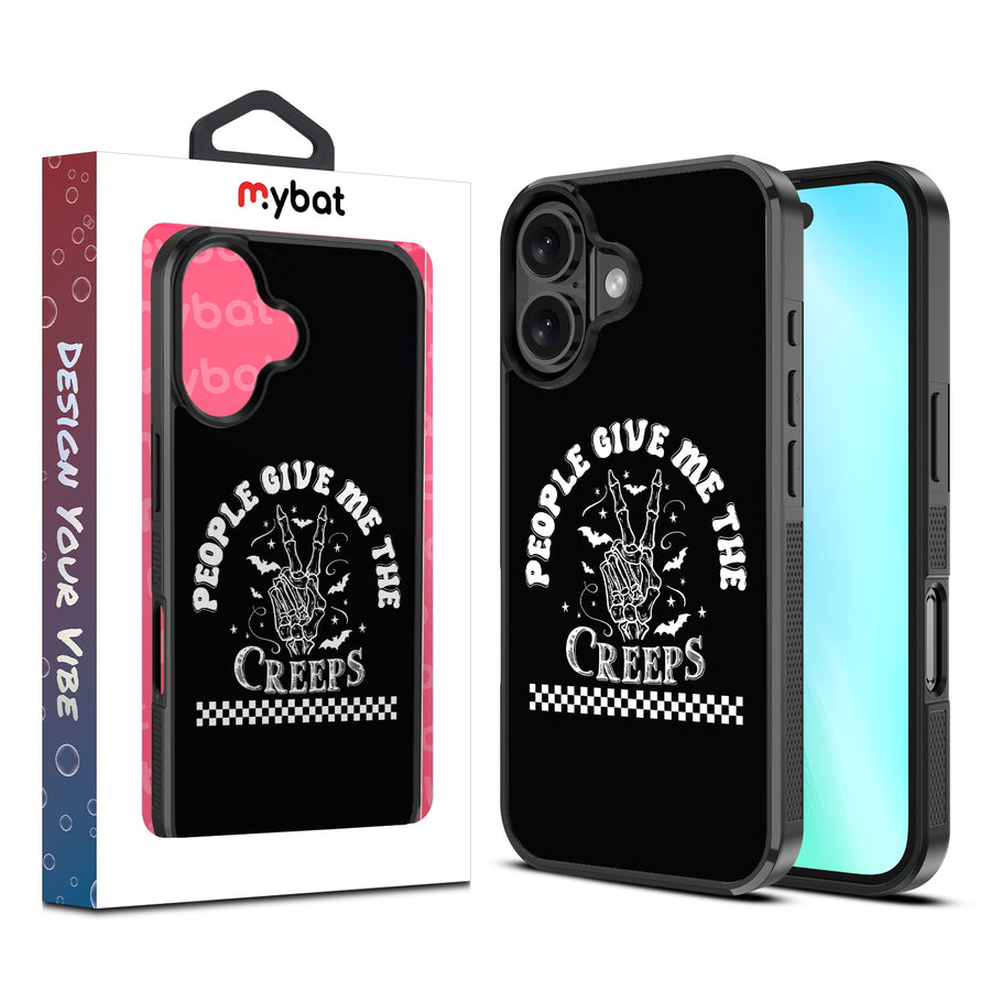 MyBat Design Lab Series Case for Apple iPhone 16 - The Creeps - MIP16CSLESM398-1.jpg