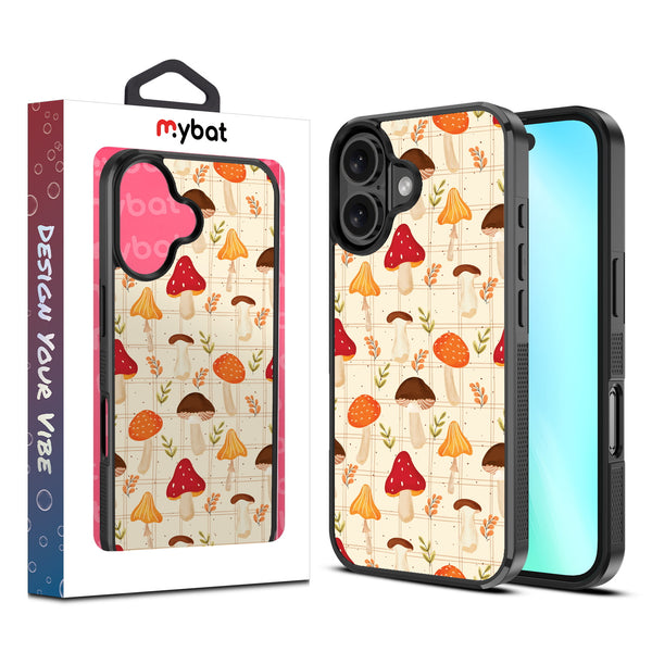 MyBat Design Lab Series Case for Apple iPhone 16 - Mushroom Patch - MIP16CSLESM426-1.jpg