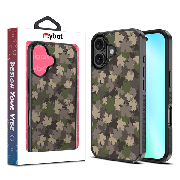 MyBat Design Lab Series Case for Apple iPhone 16 - Leaf Camo - MIP16CSLESM445-1.jpg