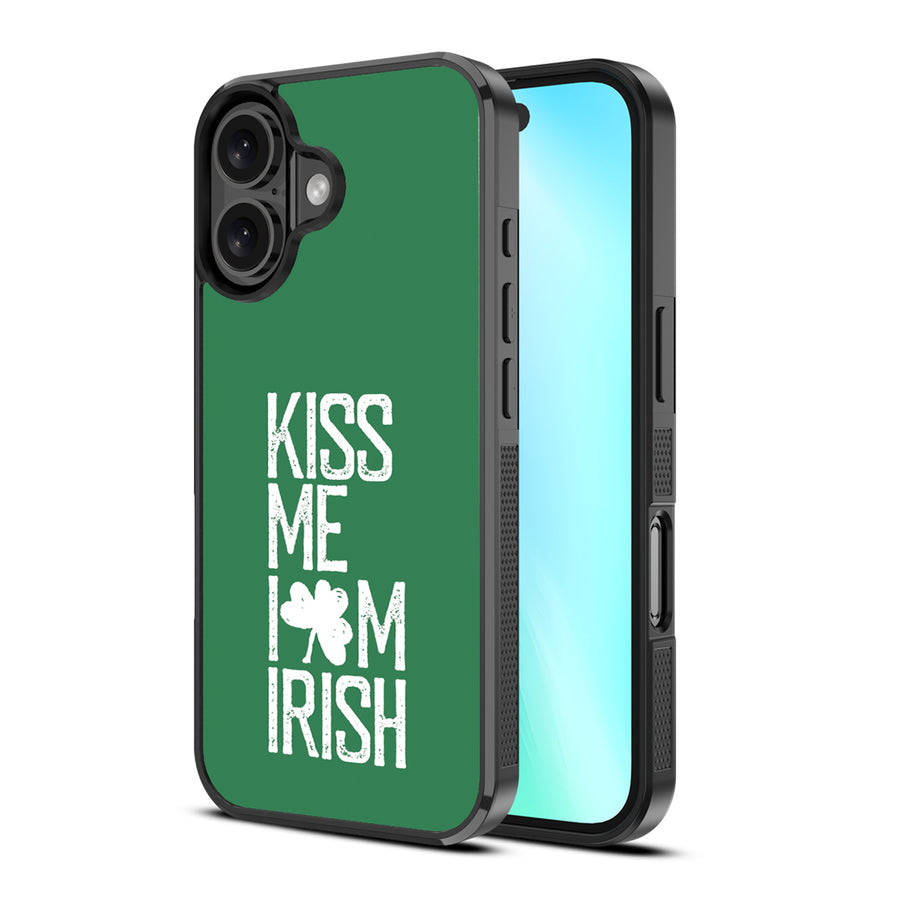 MyBat Design Lab Series Case for Apple iPhone 16 - Kiss Me I'm Irish - MIP16CSLESM465-2.jpg