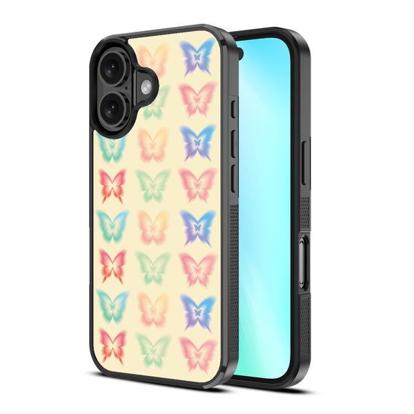 MyBat Design Lab Series Case for Apple iPhone 16 - Technicolor Butterflies - MIP16CSLESM487-2.jpg