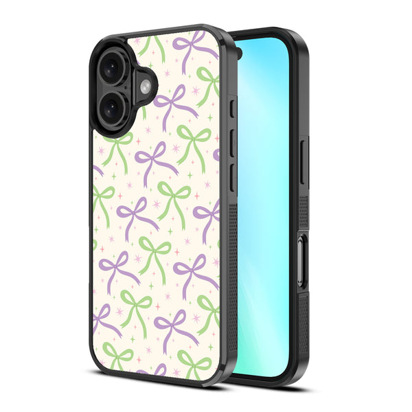 MyBat Design Lab Series Case for Apple iPhone 16 - Blooming Bows - MIP16CSLESM493-2.jpg