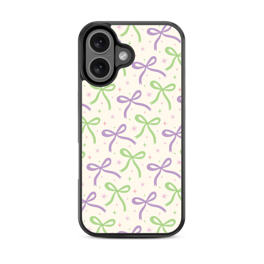 MyBat Design Lab Series Case for Apple iPhone 16 - Blooming Bows - MIP16CSLESM493-3.jpg