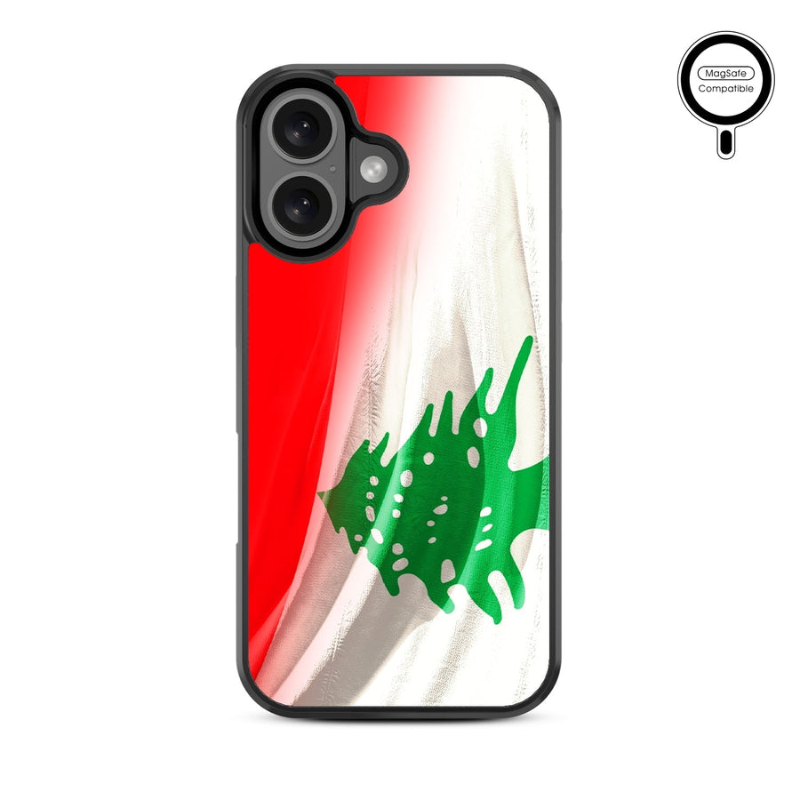 MyBat Design Lab Series MagSafe Case for Apple iPhone 16 - Lebanese Flag