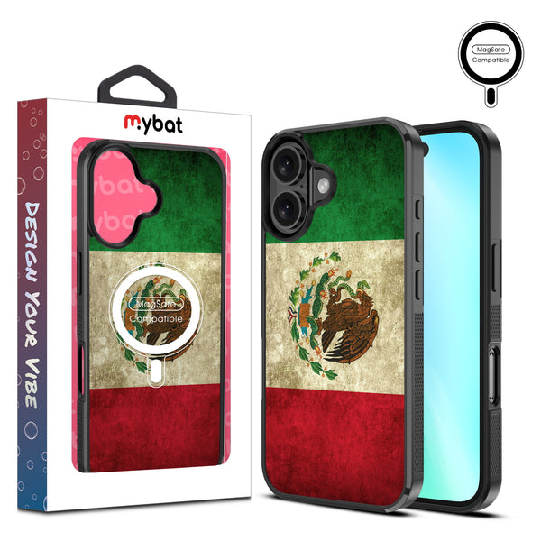 MyBat Design Lab Series MagSafe Case for Apple iPhone 16 - Mexican Flag - MIP16CSLESMSM046-1.jpg