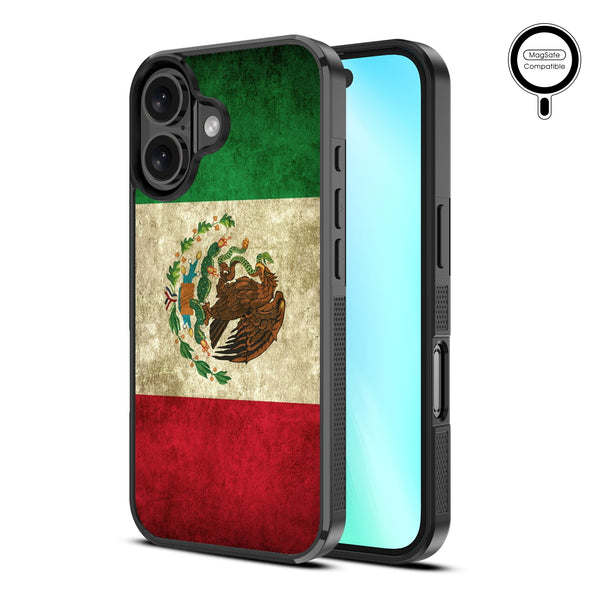 MyBat Design Lab Series MagSafe Case for Apple iPhone 16 - Mexican Flag - MIP16CSLESMSM046-2.jpg