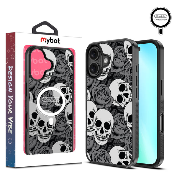 MyBat Design Lab Series MagSafe Case for Apple iPhone 16 - Skull Garden - MIP16CSLESMSM081-1.jpg