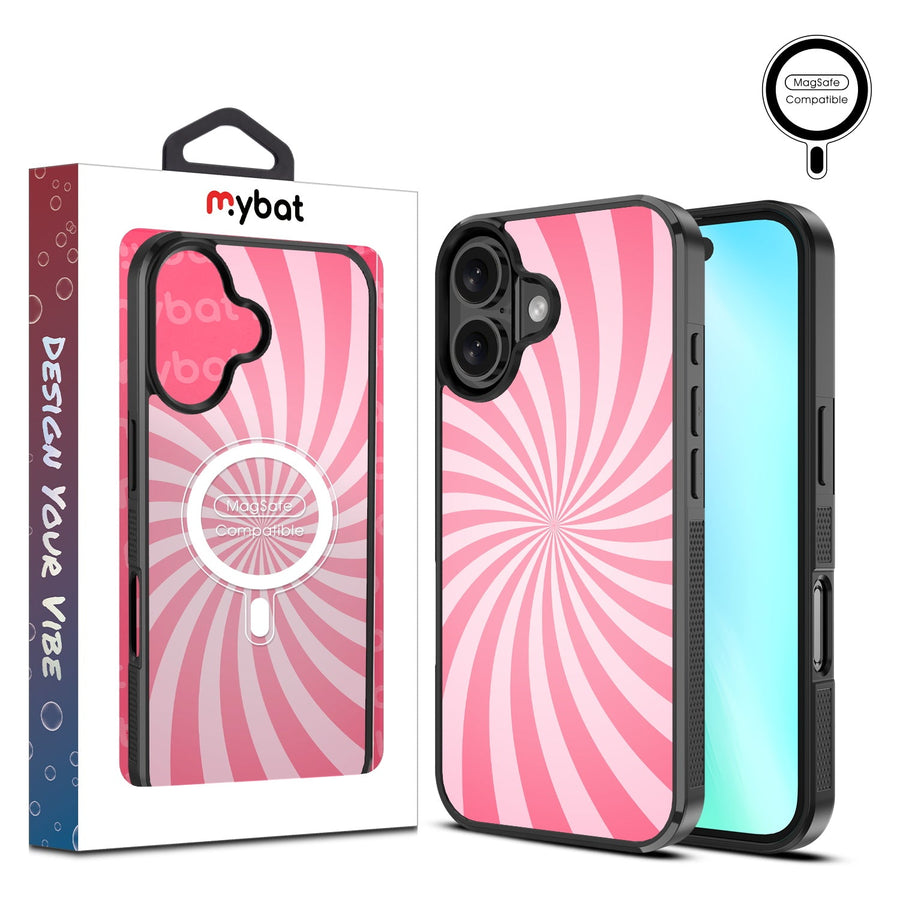 MyBat Design Lab Series MagSafe Case for Apple iPhone 16 - Candy Swirl