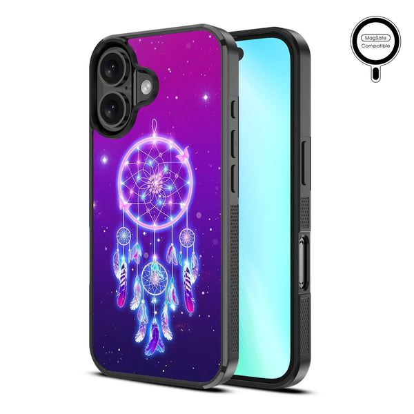 MyBat Design Lab Series MagSafe Case for Apple iPhone 16 - Neon Dreamcatcher - MIP16CSLESMSM114-2.jpg