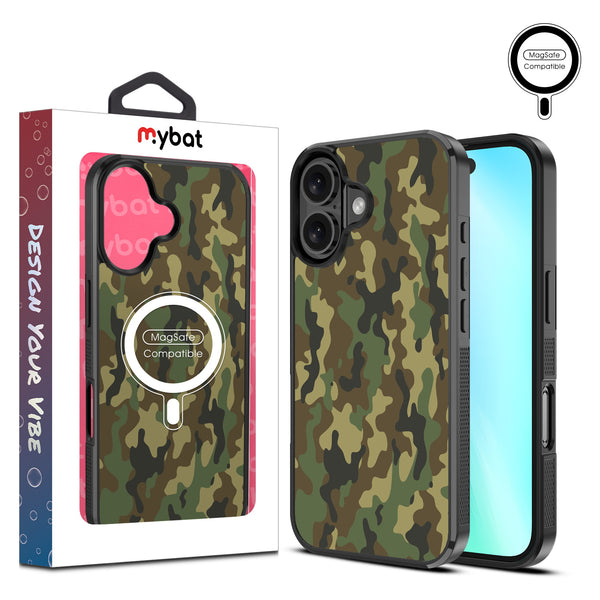 MyBat Design Lab Series MagSafe Case for Apple iPhone 16 - Military Camouflage - MIP16CSLESMSM119-1.jpg
