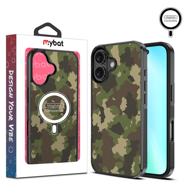MyBat Design Lab Series MagSafe Case for Apple iPhone 16 - Army Camouflage - MIP16CSLESMSM120-1.jpg