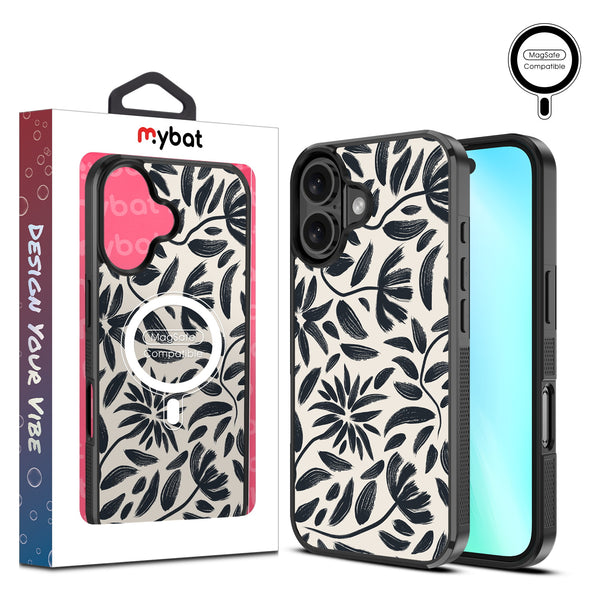 MyBat Design Lab Series MagSafe Case for Apple iPhone 16 - Vintage Floral - MIP16CSLESMSM124-1.jpg