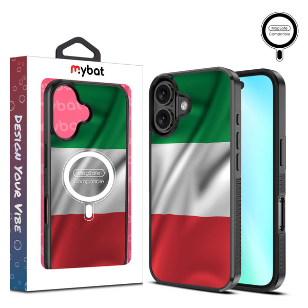 MyBat Design Lab Series MagSafe Case for Apple iPhone 16 - Italy Flag - MIP16CSLESMSM150-1.jpg