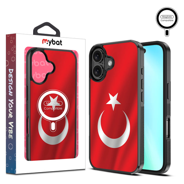 MyBat Design Lab Series MagSafe Case for Apple iPhone 16 - Turkey Flag - MIP16CSLESMSM161-1.jpg
