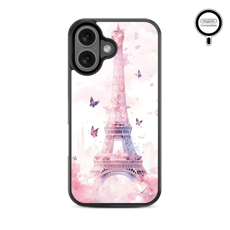MyBat Design Lab Series MagSafe Case for Apple iPhone 16 - Parisian Butterflies