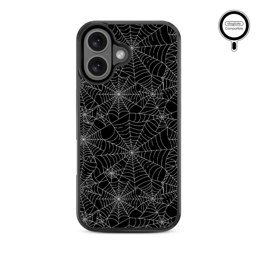 MyBat Design Lab Series MagSafe Case for Apple iPhone 16 - Spider Web