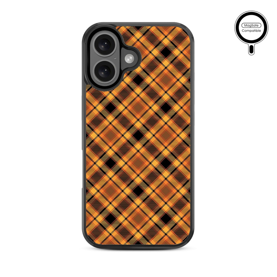 MyBat Design Lab Series MagSafe Case for Apple iPhone 16 - Fall Flannel