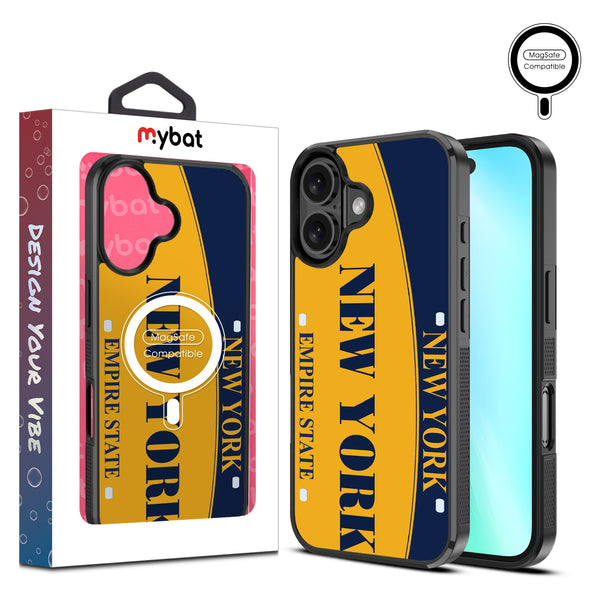MyBat Design Lab Series MagSafe Case for Apple iPhone 16 - New York License Plate - MIP16CSLESMSM258-1.jpg