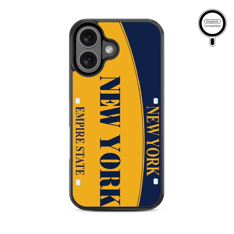 MyBat Design Lab Series MagSafe Case for Apple iPhone 16 - New York License Plate