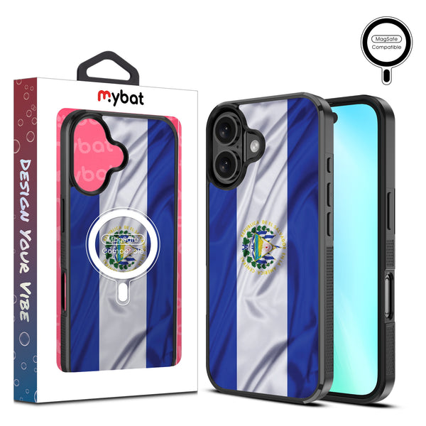 MyBat Design Lab Series MagSafe Case for Apple iPhone 16 - El Salvador Flag - MIP16CSLESMSM260-1.jpg