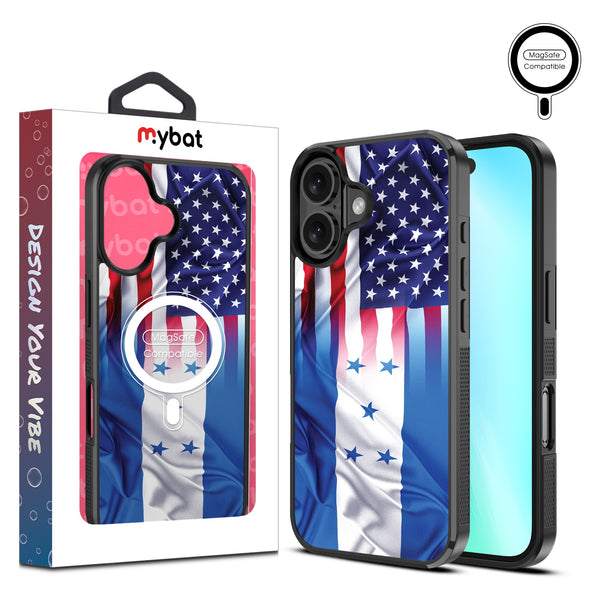 MyBat Design Lab Series MagSafe Case for Apple iPhone 16 - Honduras-USA Flag - MIP16CSLESMSM263-1.jpg