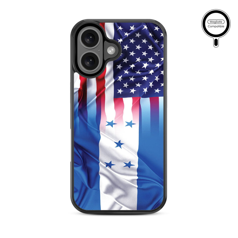 MyBat Design Lab Series MagSafe Case for Apple iPhone 16 - Honduras-USA Flag
