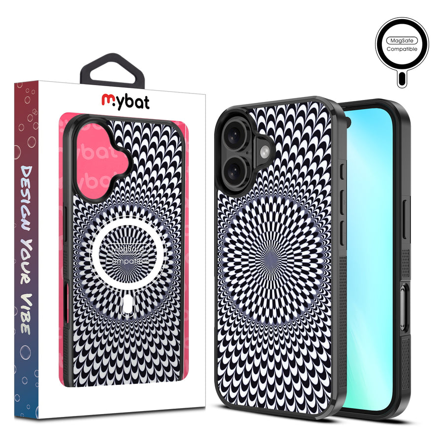MyBat Design Lab Series MagSafe Case for Apple iPhone 16 - Dizzy Circle - MIP16CSLESMSM265-1.jpg